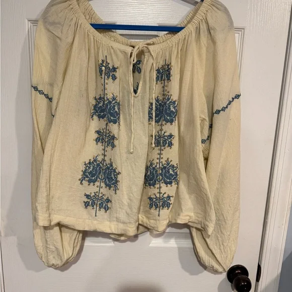 Free People Hayden Embellished Blouse - Picture 5 of 13